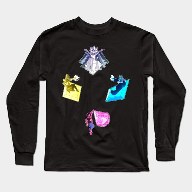 Steven Universe - The Diamonds Long Sleeve T-Shirt by StivenwithanI